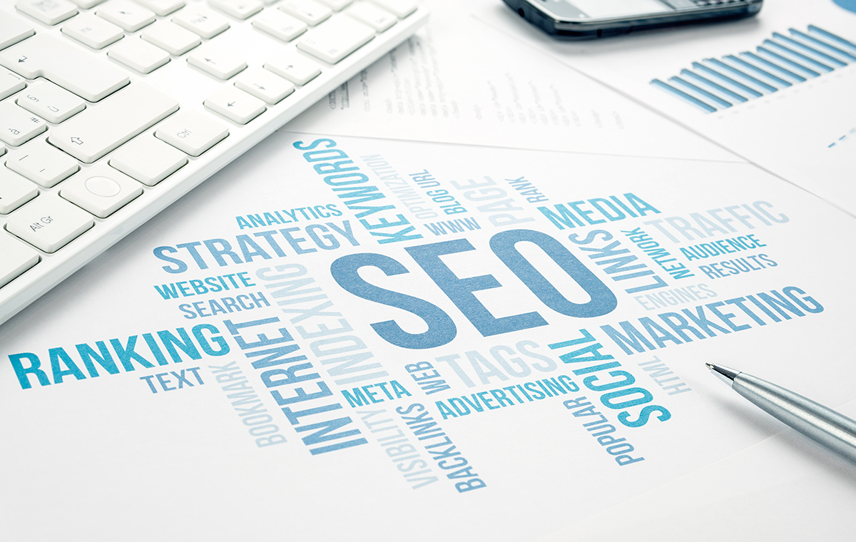 Image of SEO on paper